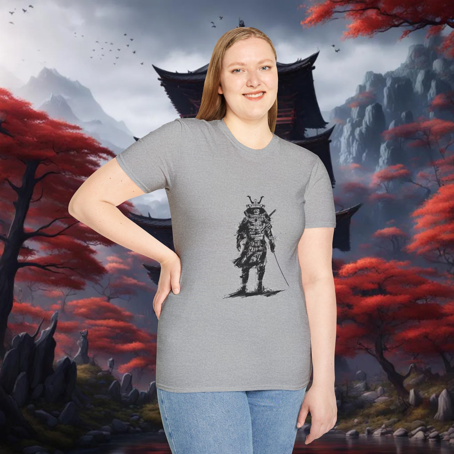 Samurai 1 - Unisex Softstyle T-Shirt