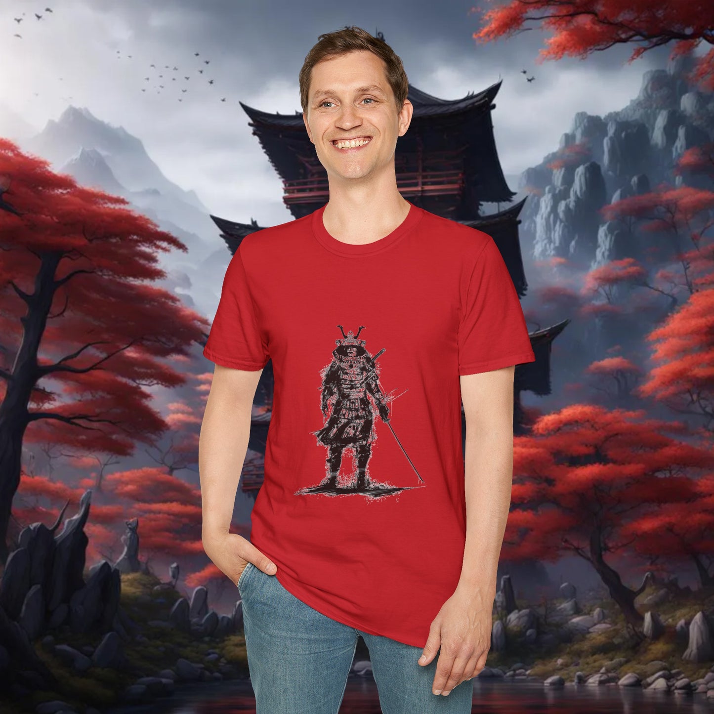 Samurai 1 - Unisex Softstyle T-Shirt