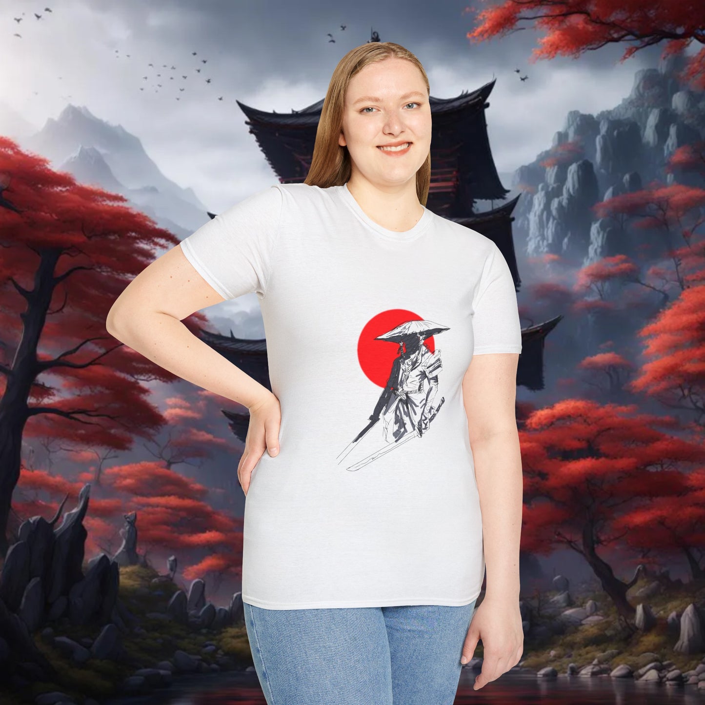 Jap Samurai - Unisex Softstyle T-Shirt