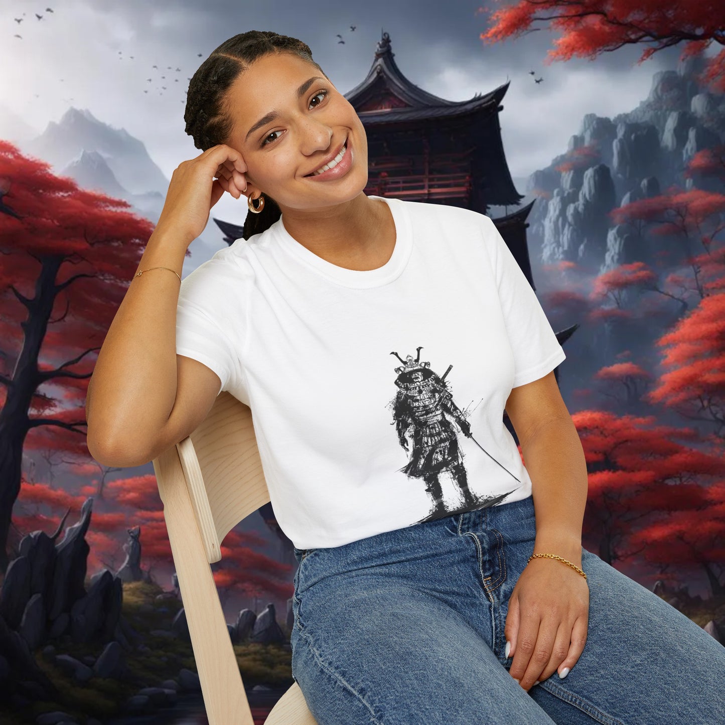 Samurai 1 - Unisex Softstyle T-Shirt