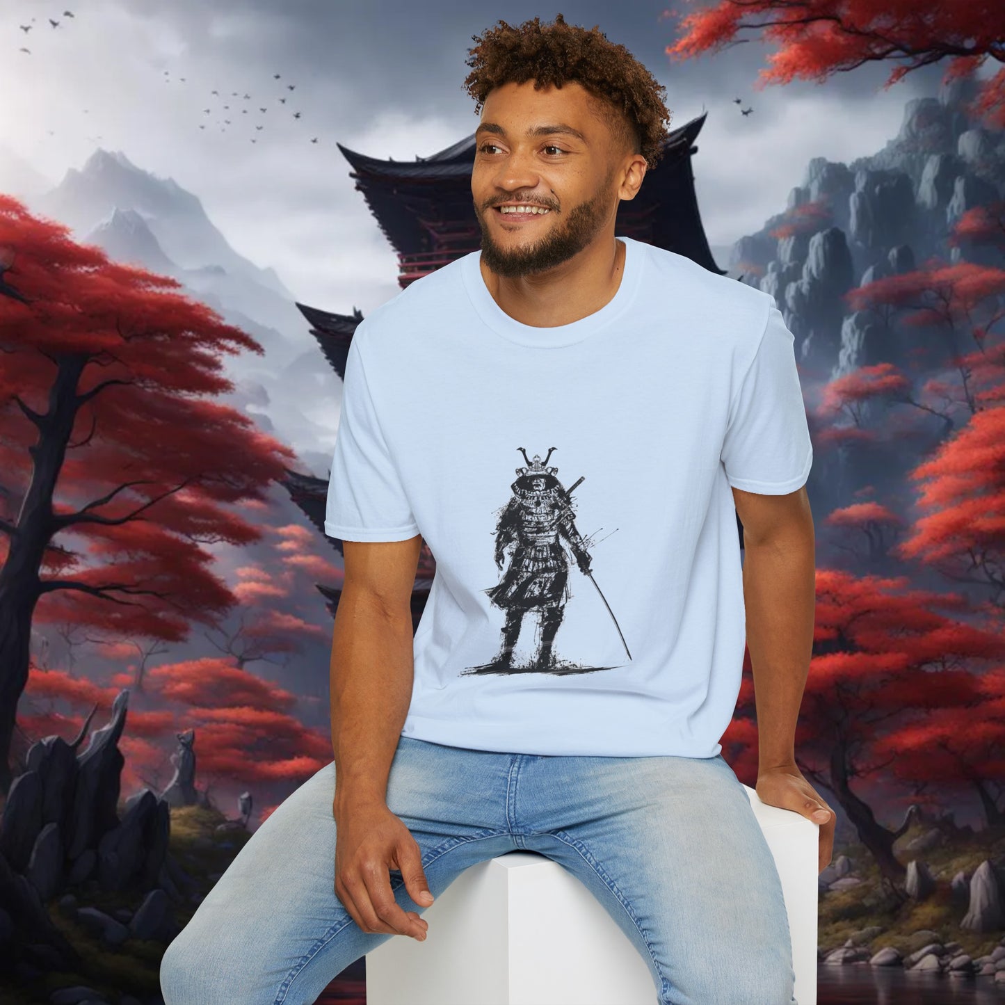 Samurai 1 - Unisex Softstyle T-Shirt