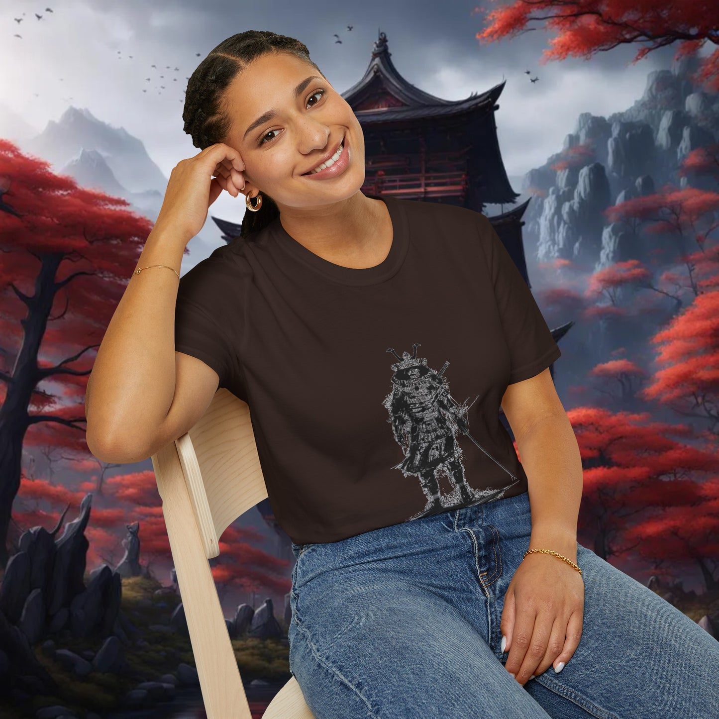 Samurai 1 - Unisex Softstyle T-Shirt