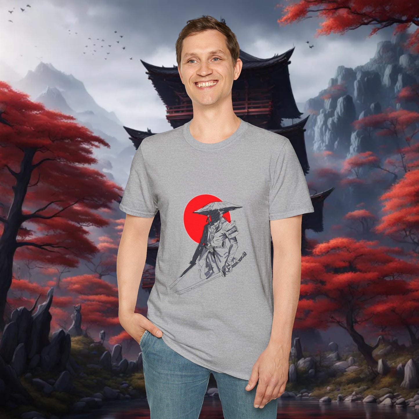 Jap Samurai - Unisex Softstyle T-Shirt