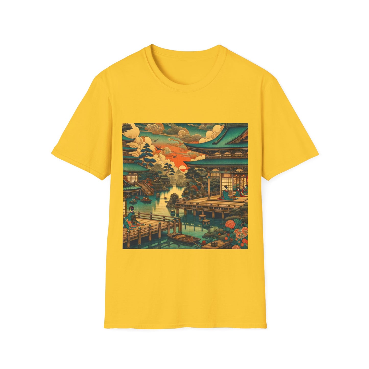 River - Unisex Softstyle T-Shirt