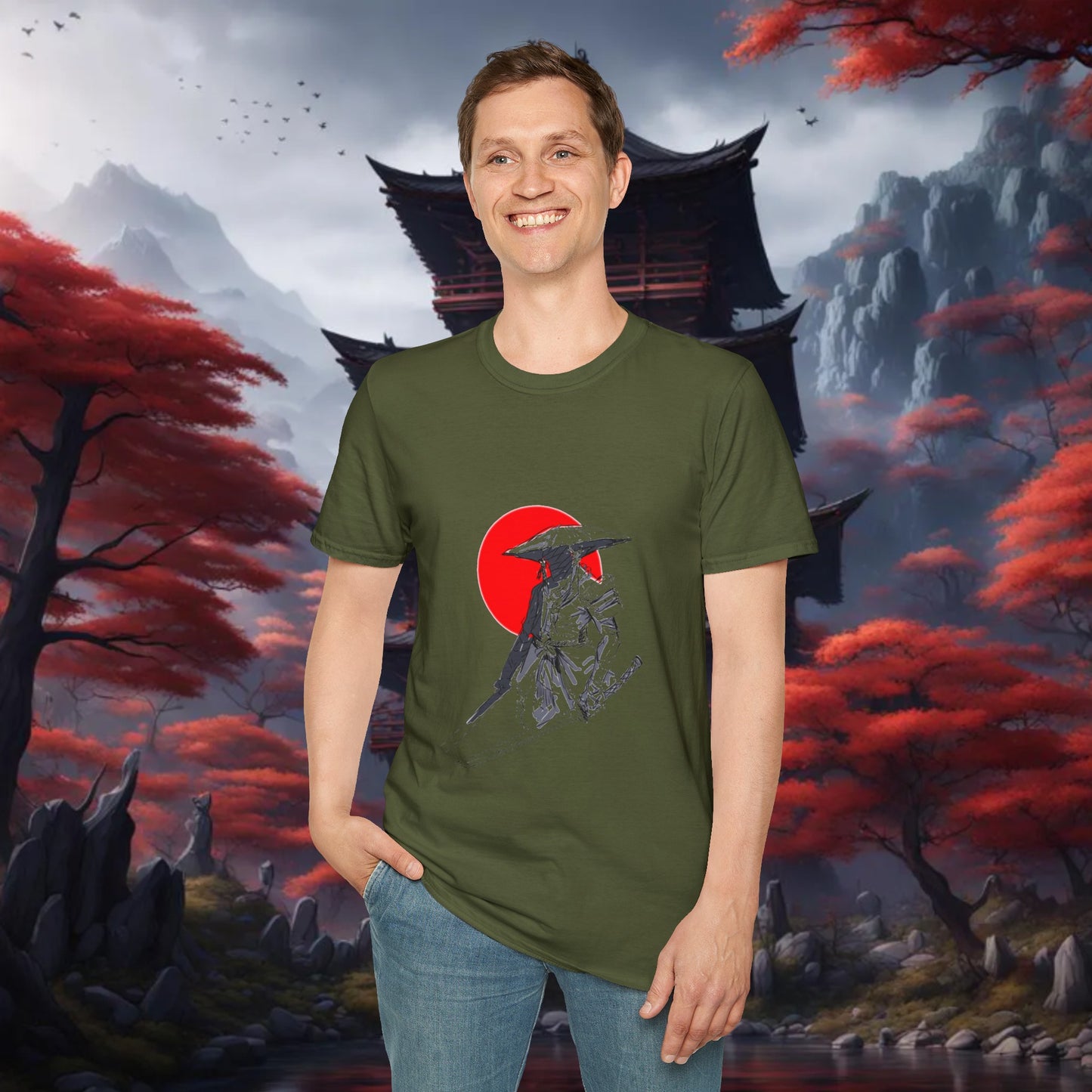 Jap Samurai - Unisex Softstyle T-Shirt