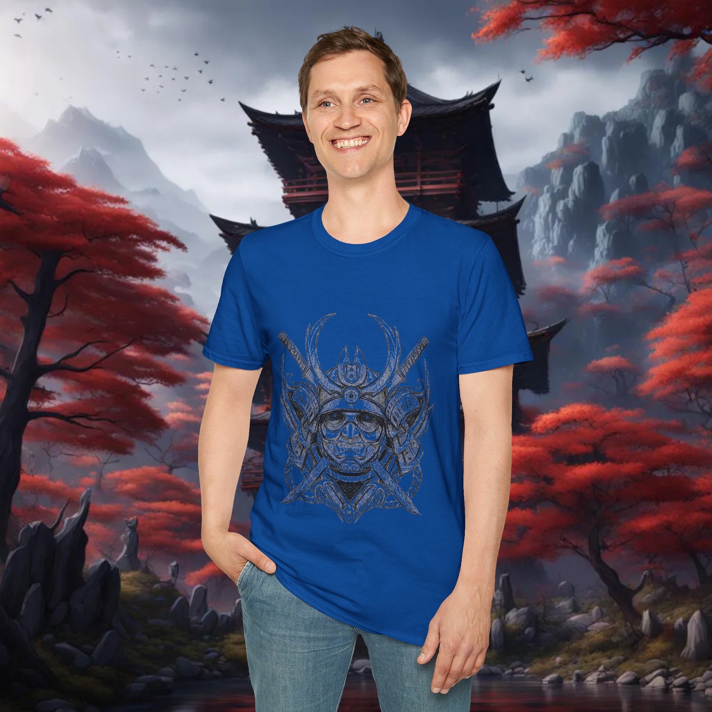 Undead Samurai - Unisex Softstyle T-Shirt