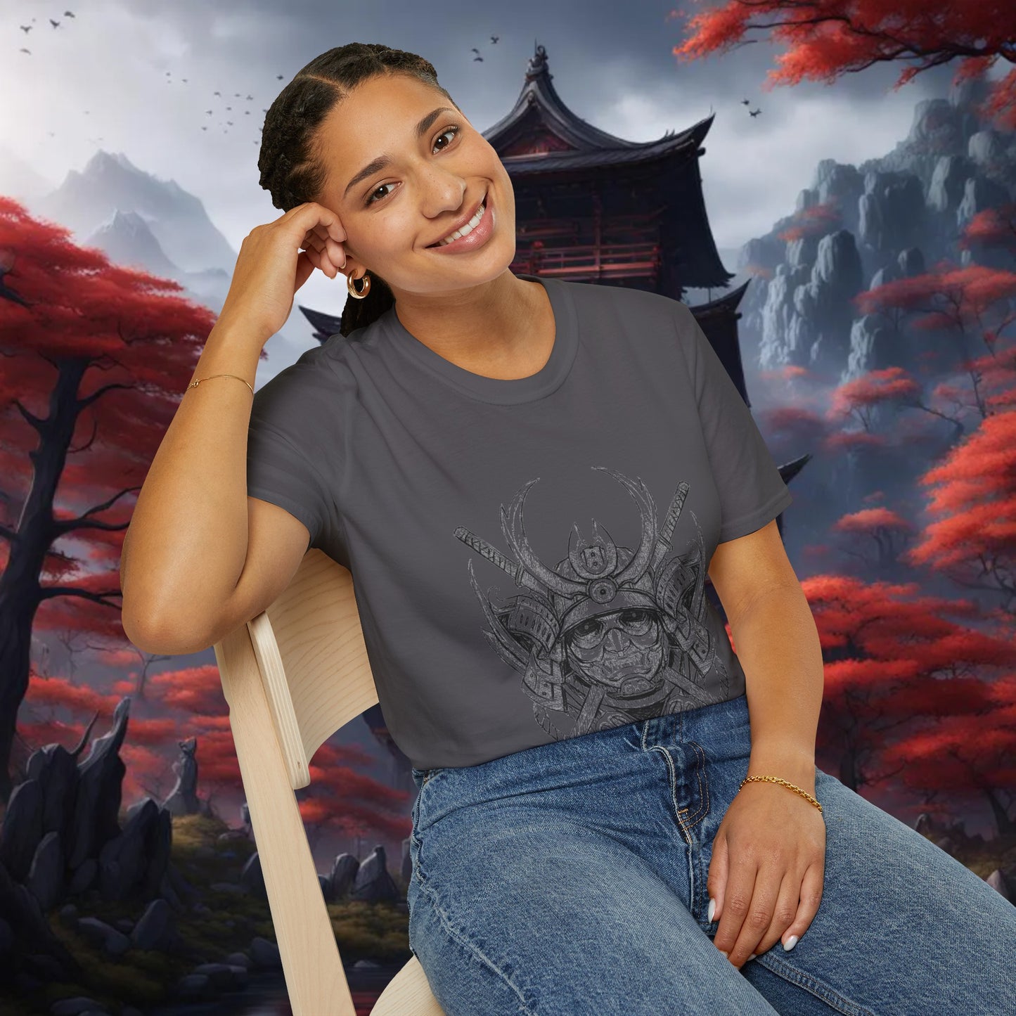 Undead Samurai - Unisex Softstyle T-Shirt