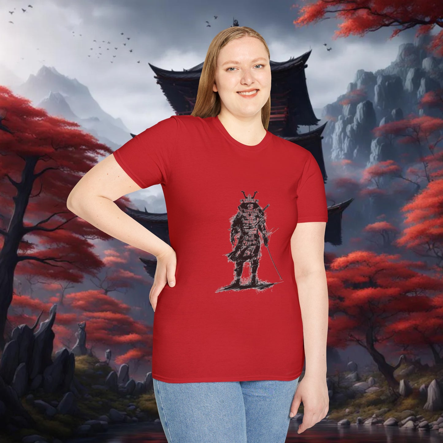 Samurai 1 - Unisex Softstyle T-Shirt