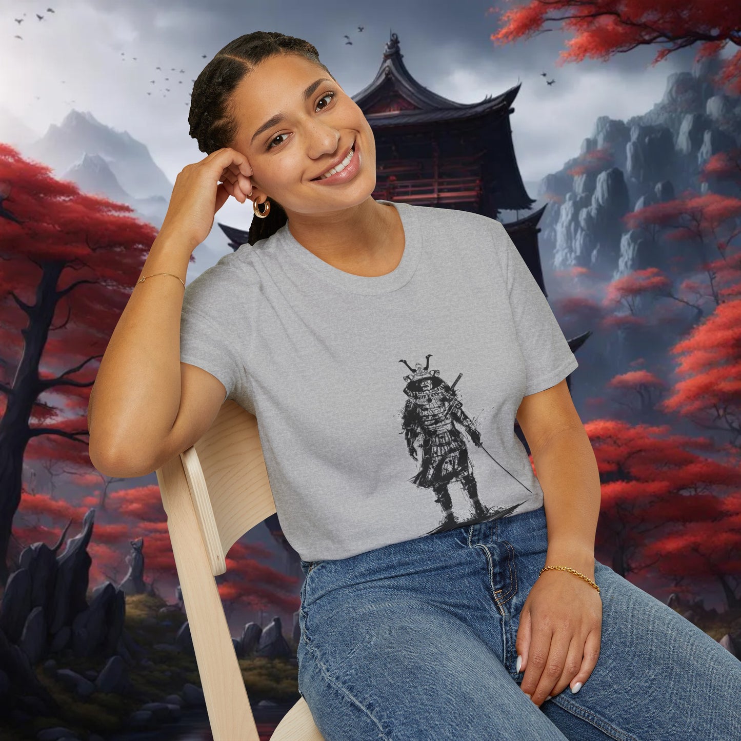 Samurai 1 - Unisex Softstyle T-Shirt