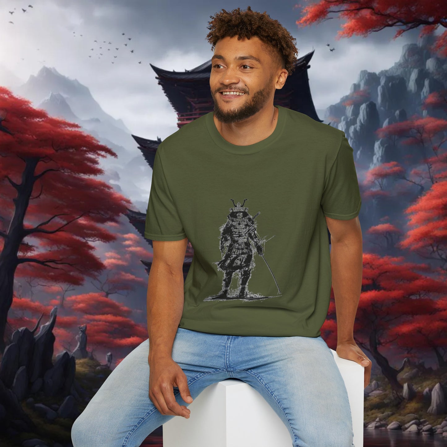 Samurai 1 - Unisex Softstyle T-Shirt