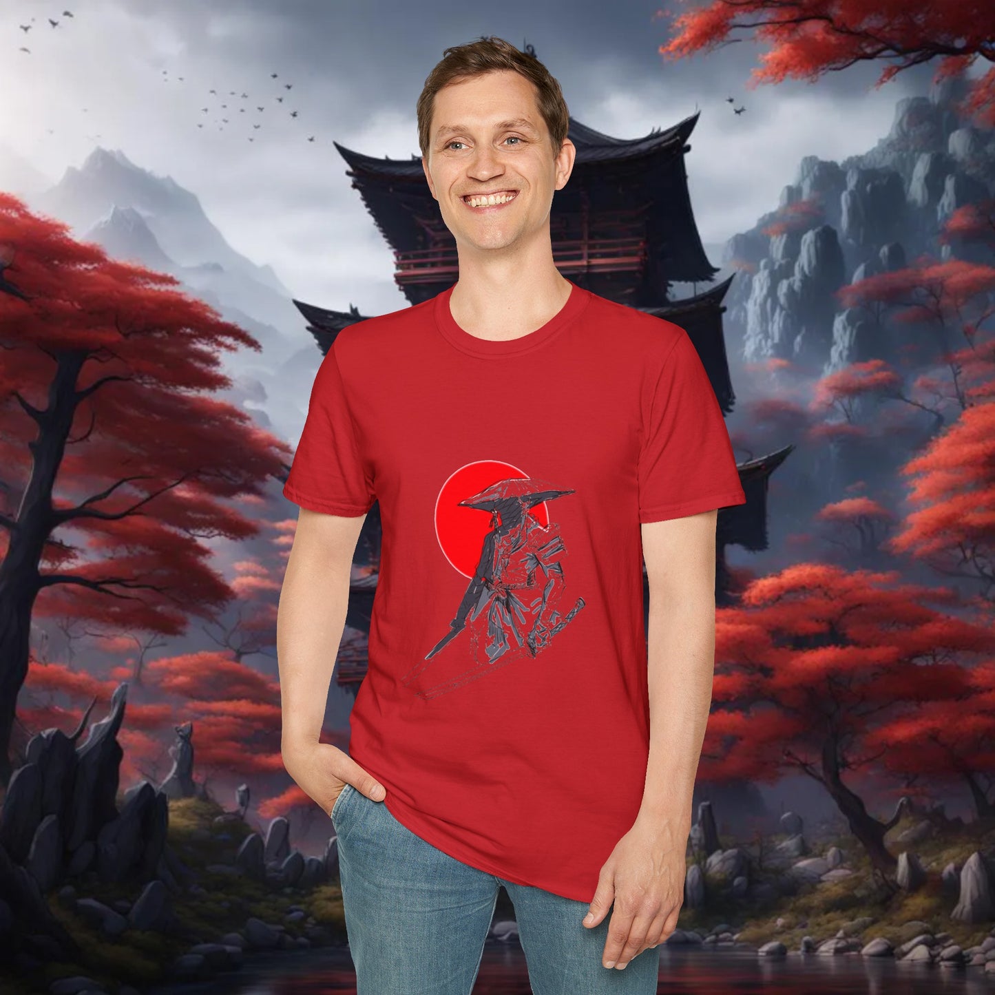 Jap Samurai - Unisex Softstyle T-Shirt