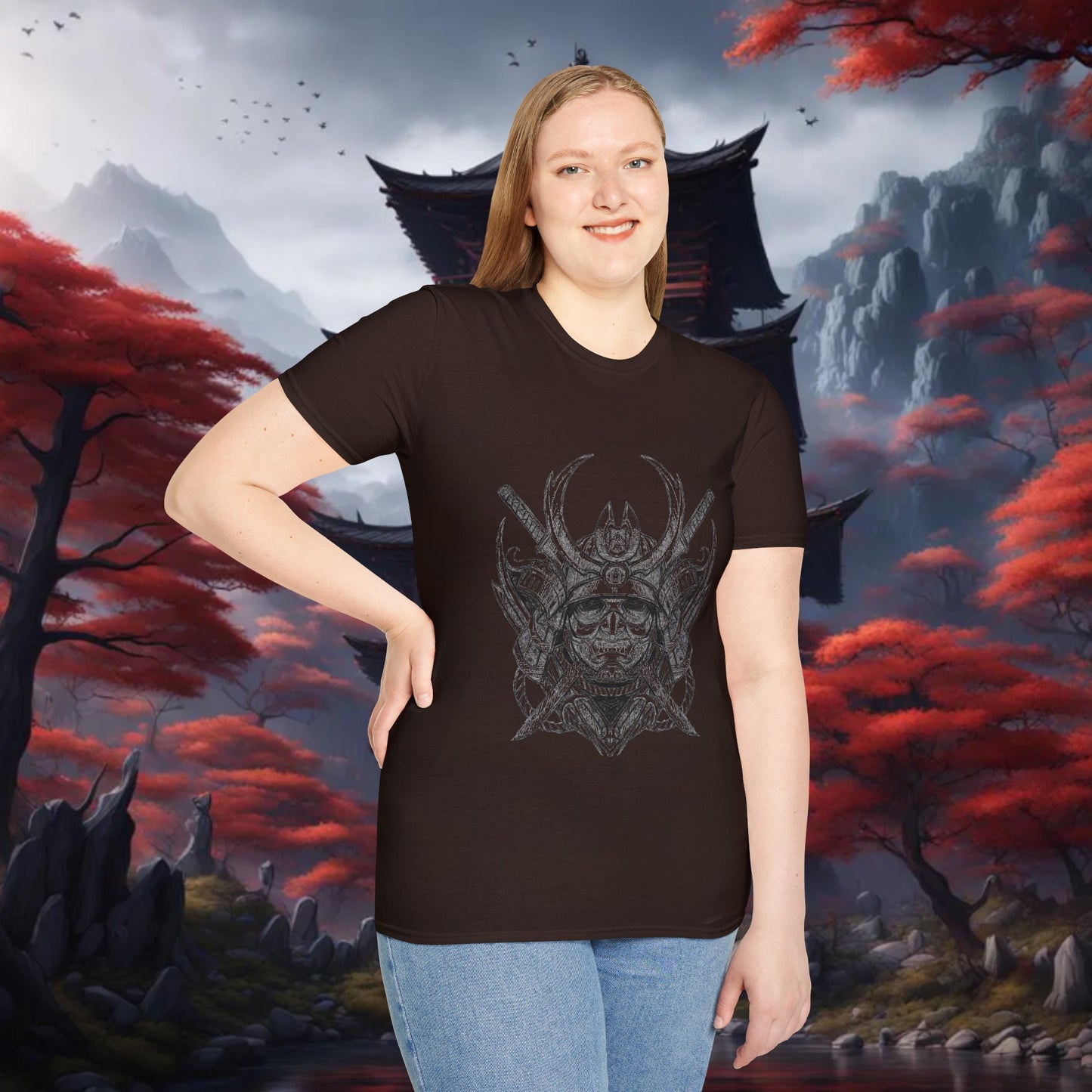 Undead Samurai - Unisex Softstyle T-Shirt