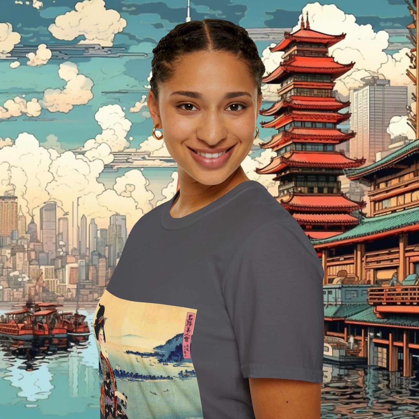 Geisha - Unisex Softstyle T-Shirt