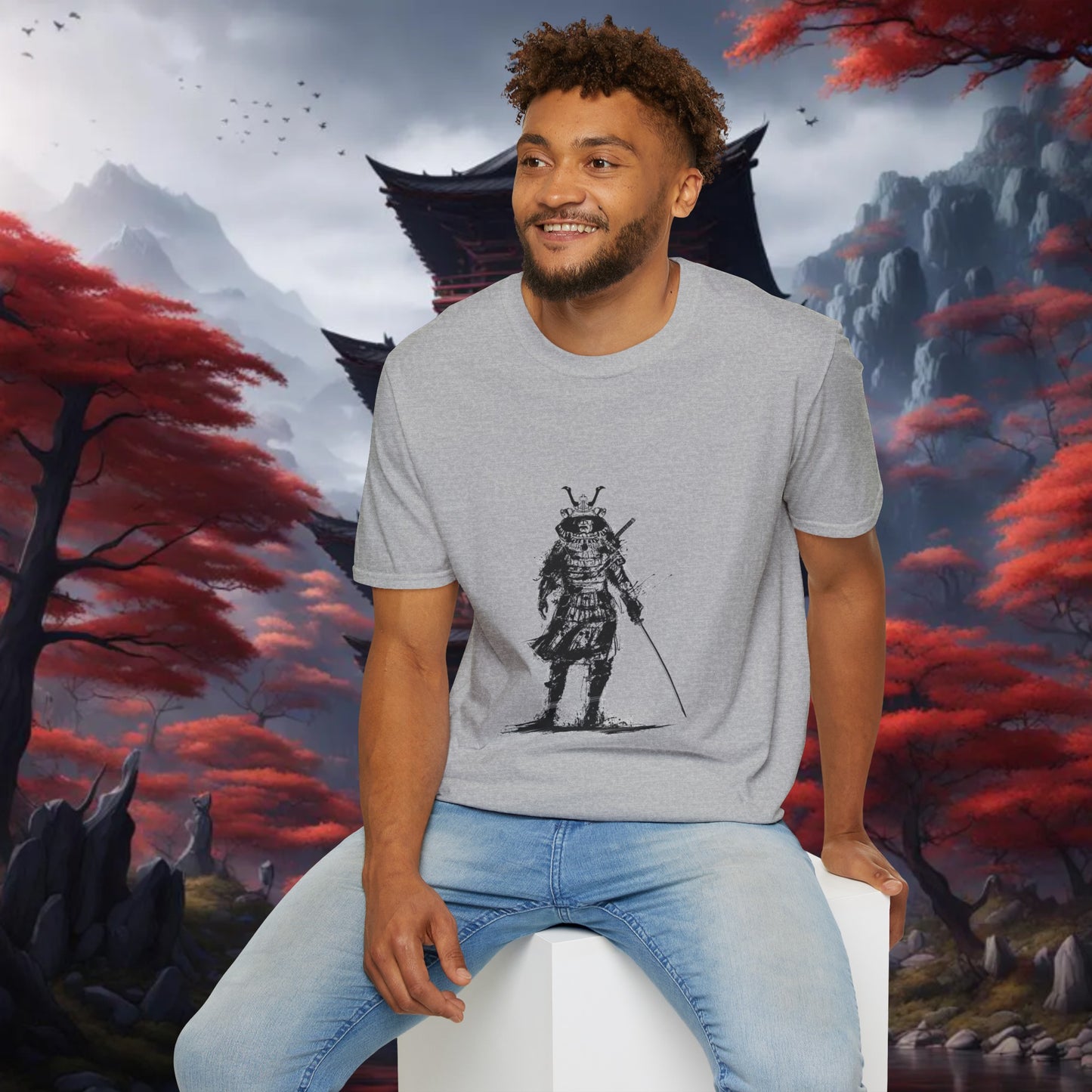 Samurai 1 - Unisex Softstyle T-Shirt