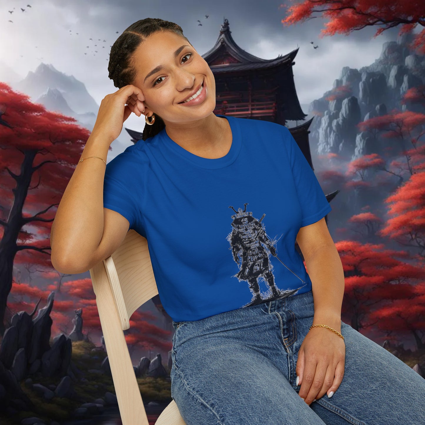 Samurai 1 - Unisex Softstyle T-Shirt