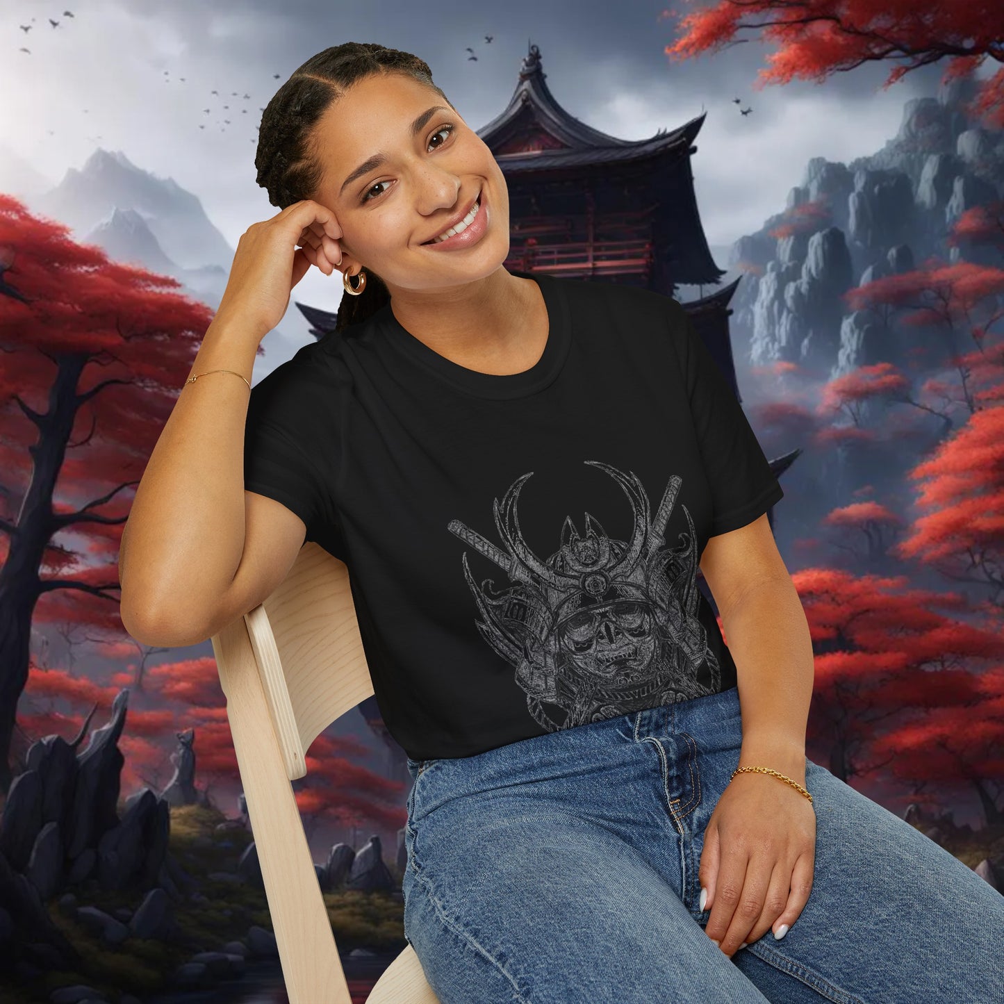 Undead Samurai - Unisex Softstyle T-Shirt