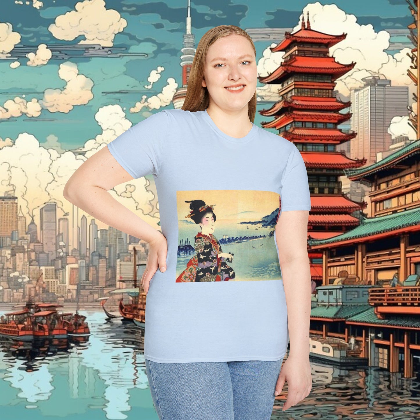 Geisha - Unisex Softstyle T-Shirt