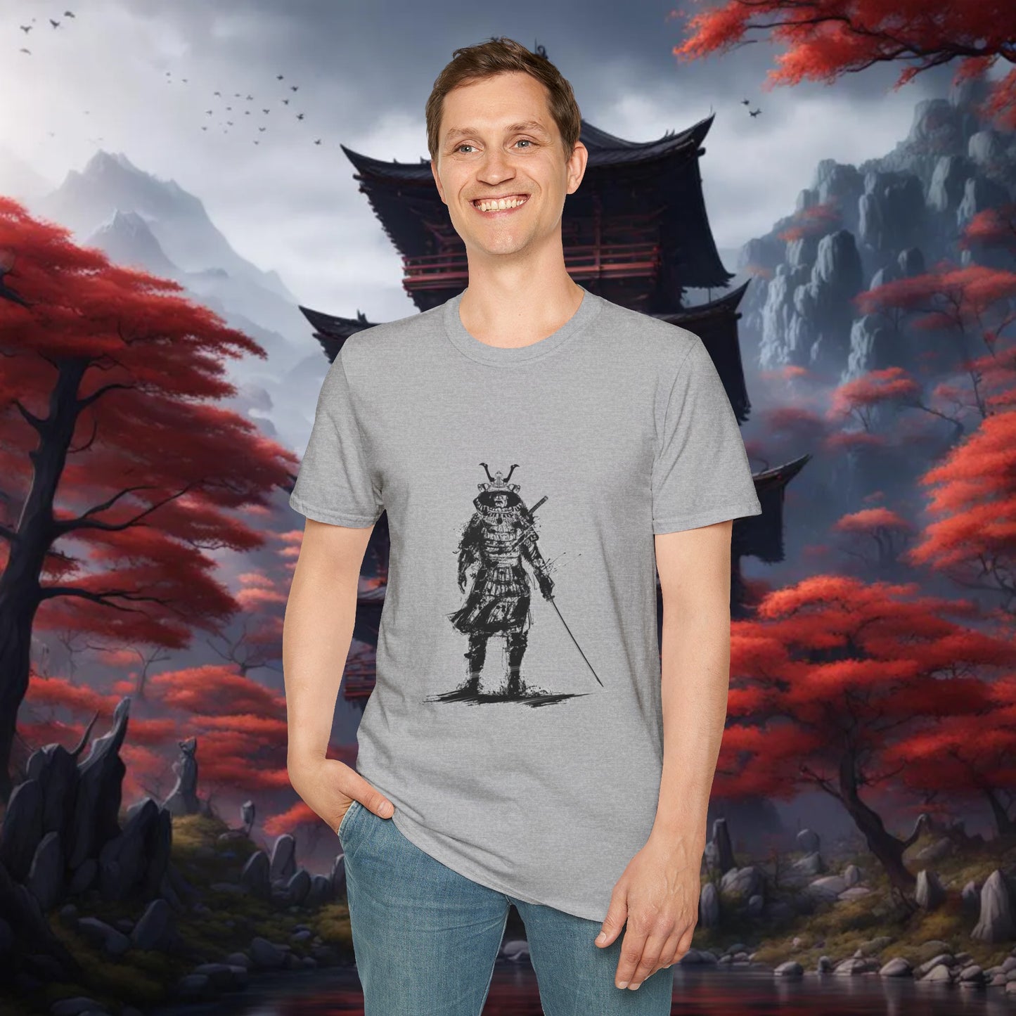 Samurai 1 - Unisex Softstyle T-Shirt