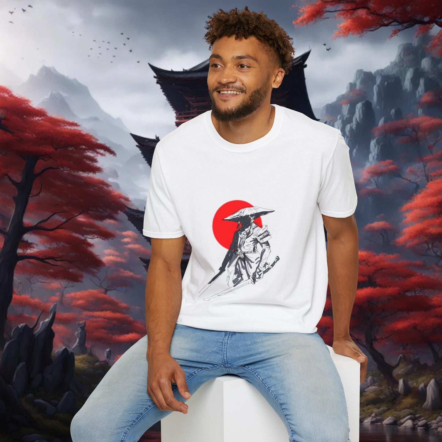 Jap Samurai - Unisex Softstyle T-Shirt