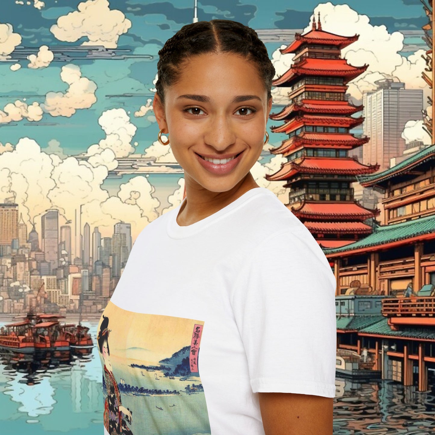 Geisha - Unisex Softstyle T-Shirt