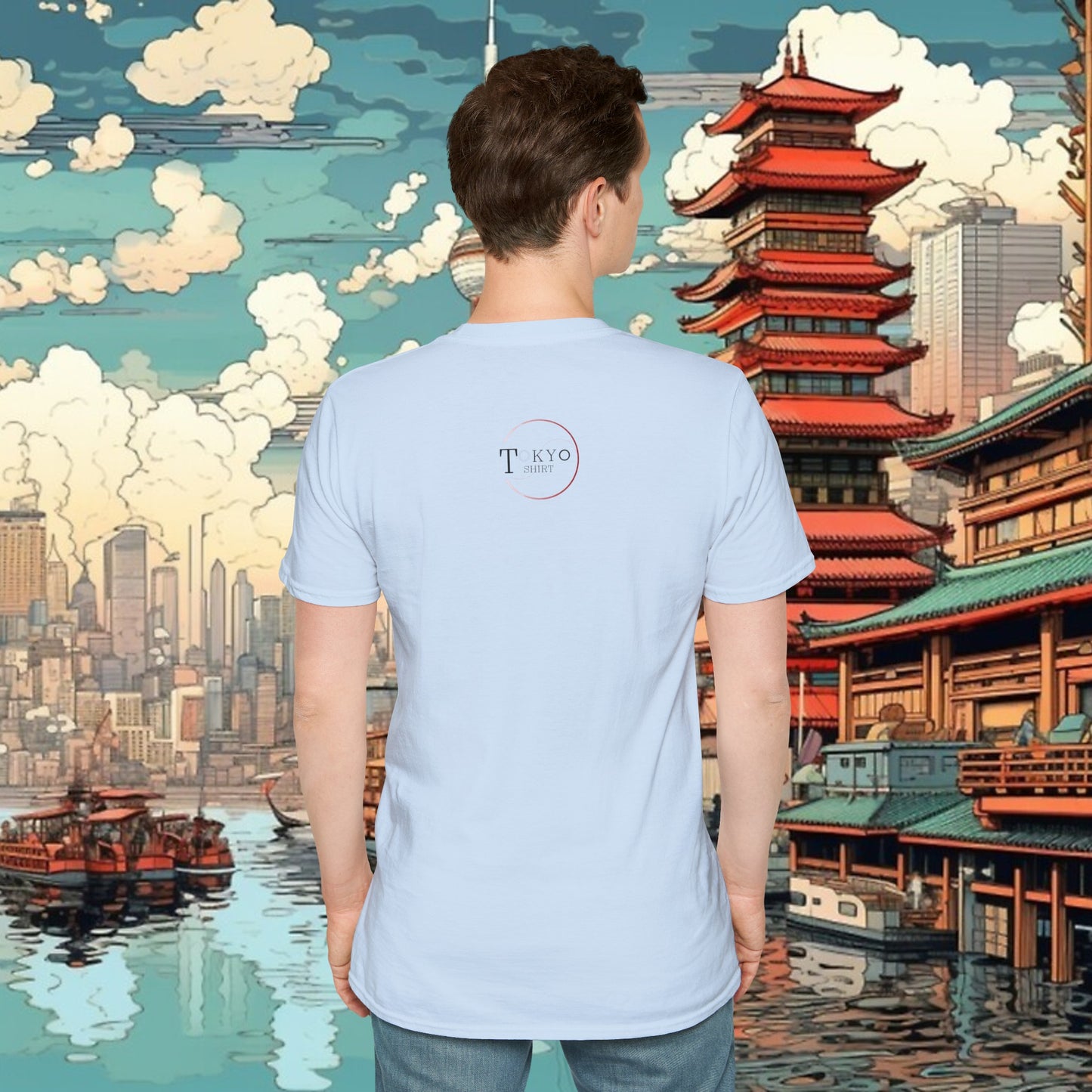 River - Unisex Softstyle T-Shirt