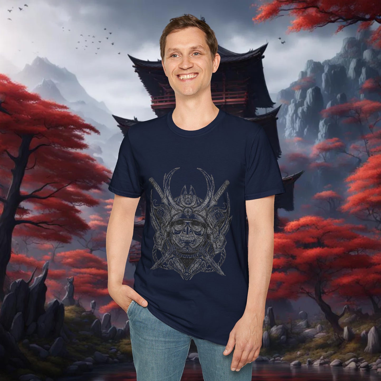 Undead Samurai - Unisex Softstyle T-Shirt