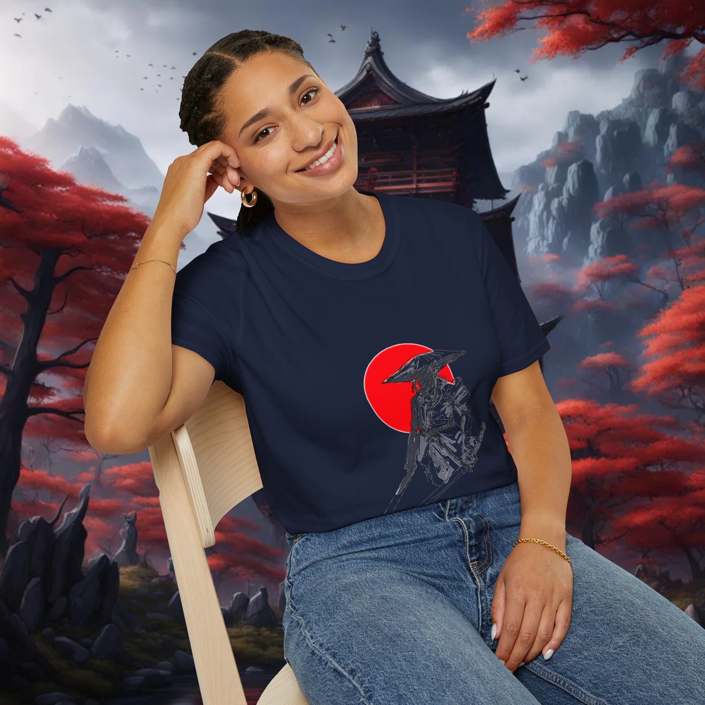 Jap Samurai - Unisex Softstyle T-Shirt