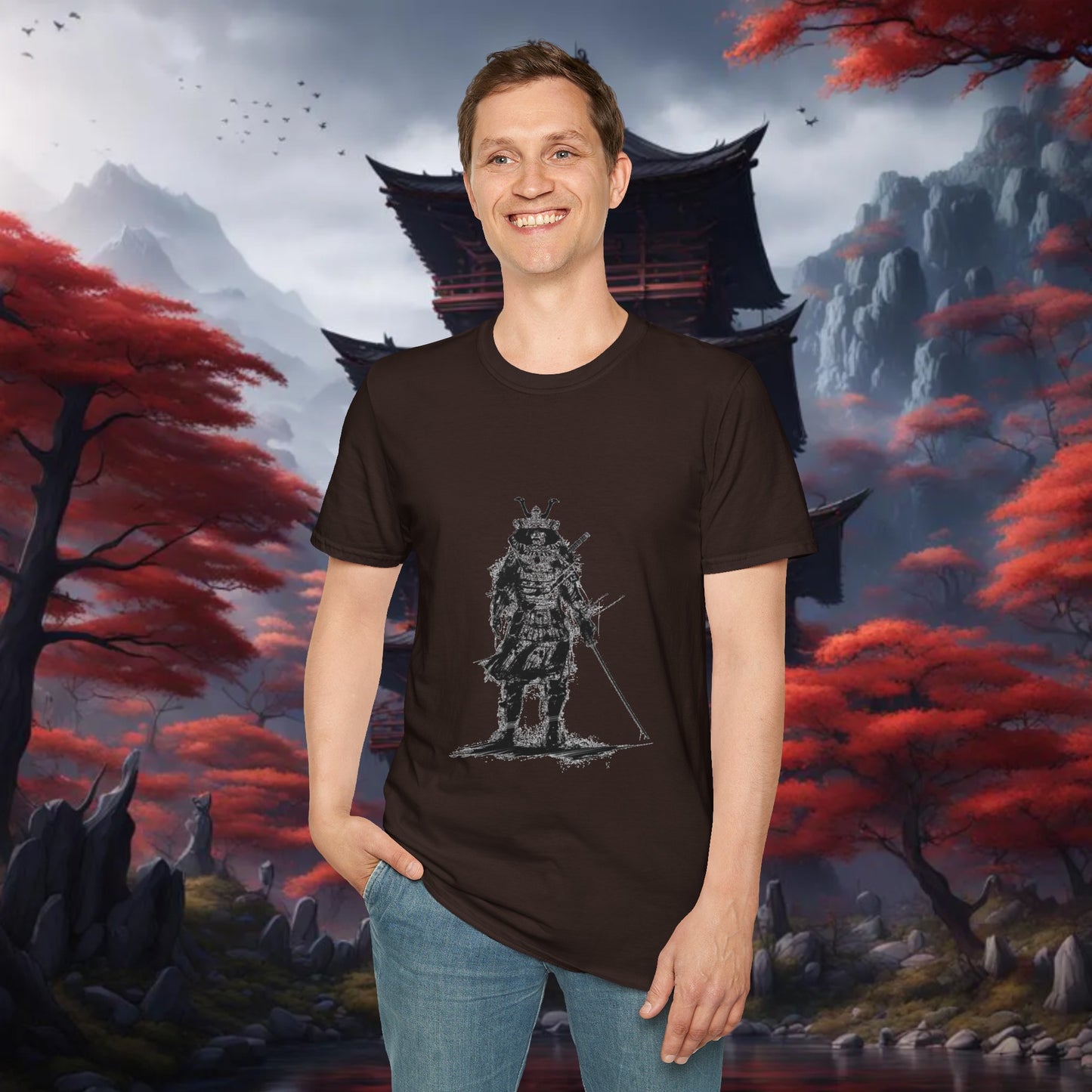 Samurai 1 - Unisex Softstyle T-Shirt