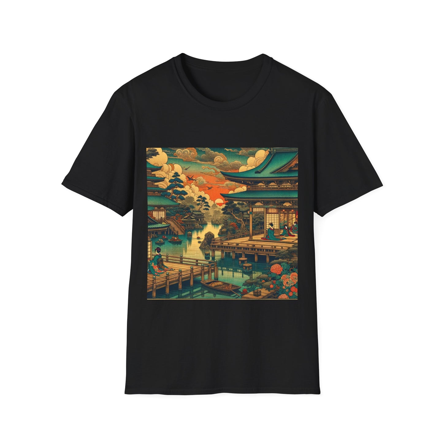 River - Unisex Softstyle T-Shirt