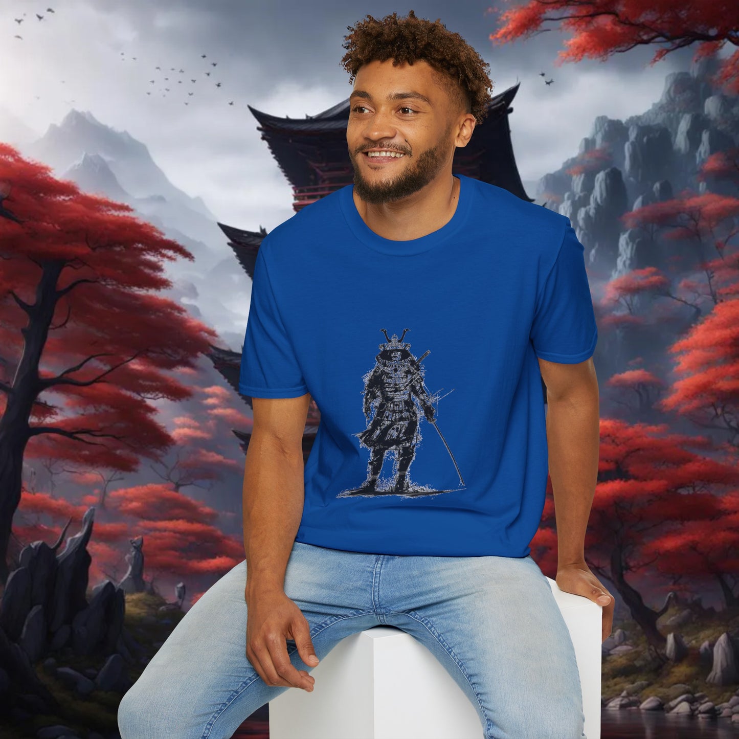 Samurai 1 - Unisex Softstyle T-Shirt