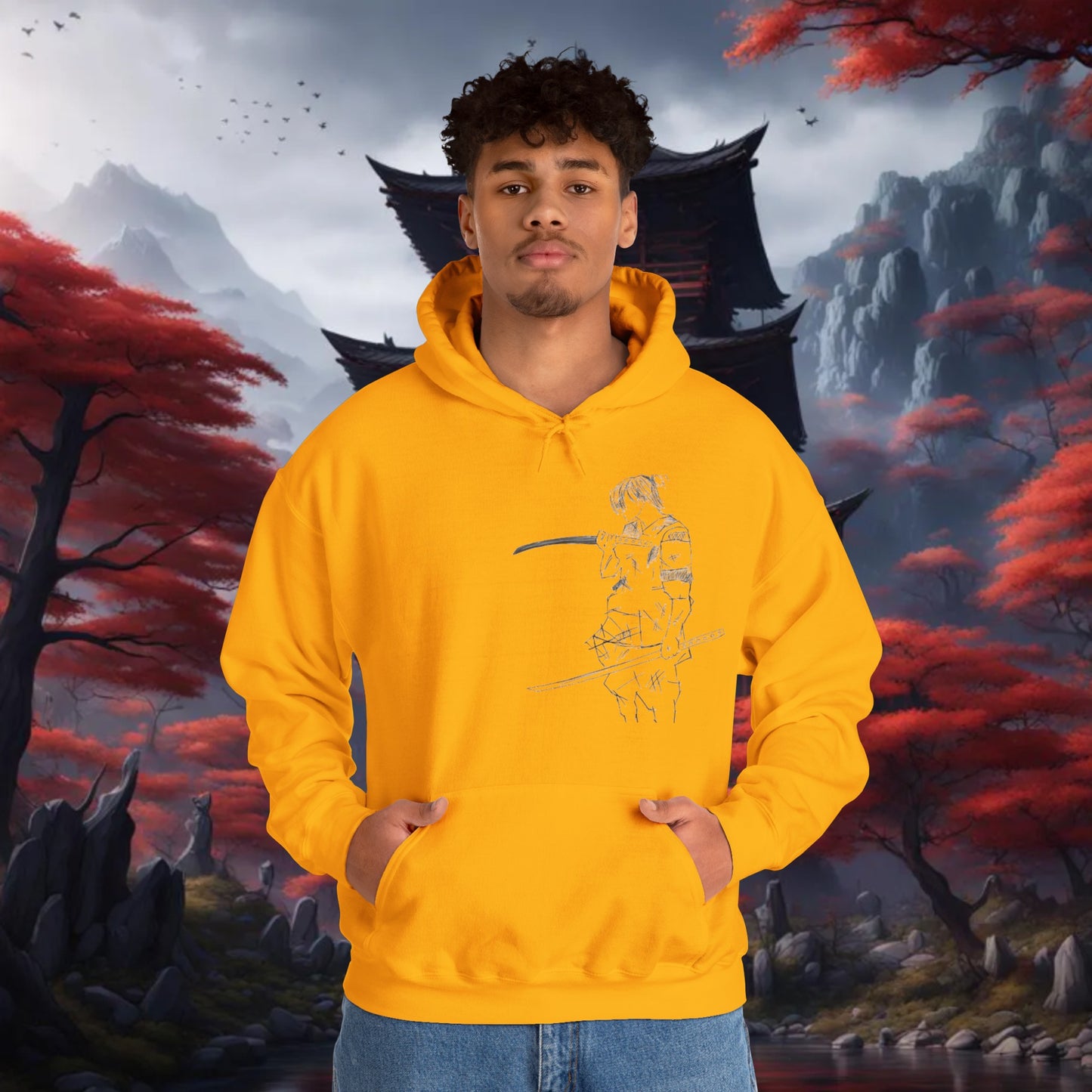 Lone Samurai - Unisex Hoodie