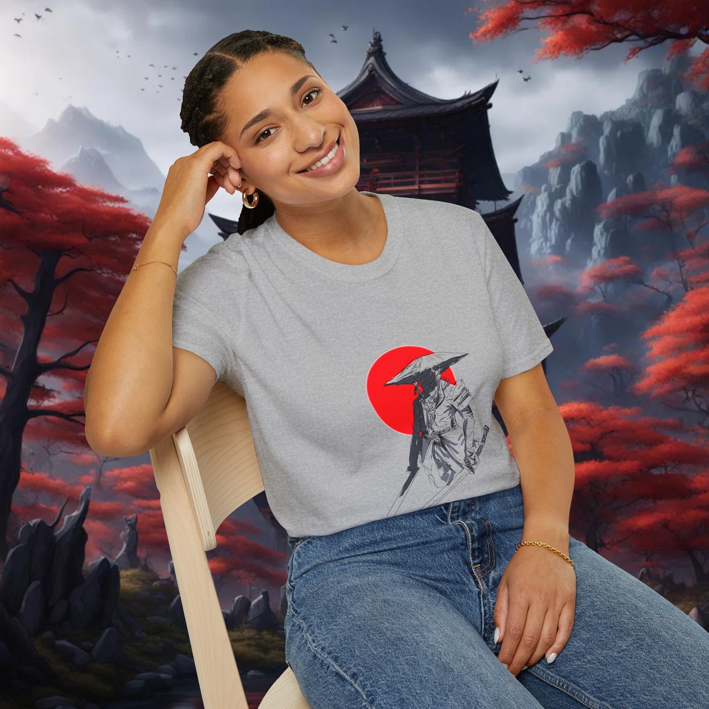 Jap Samurai - Unisex Softstyle T-Shirt