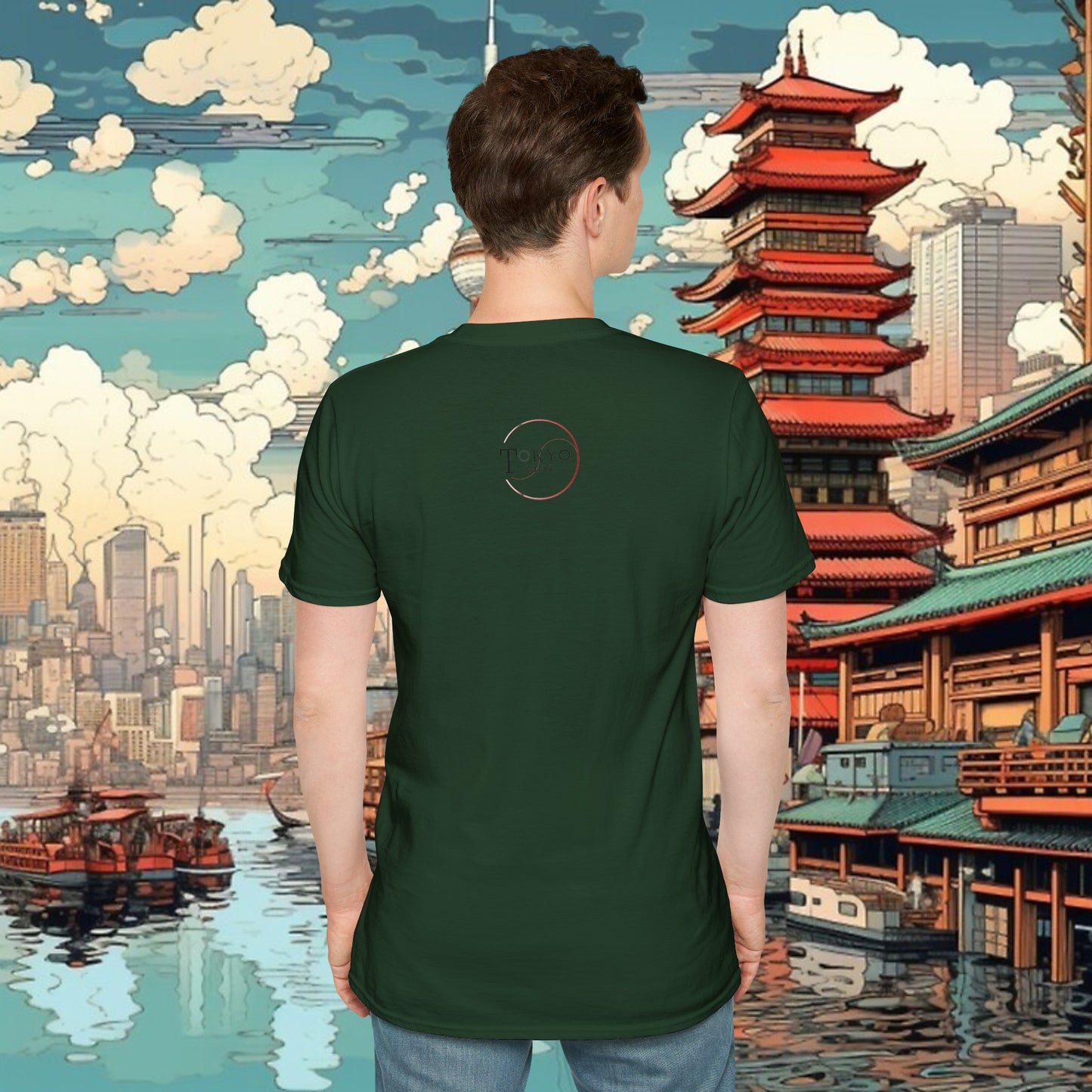 River - Unisex Softstyle T-Shirt