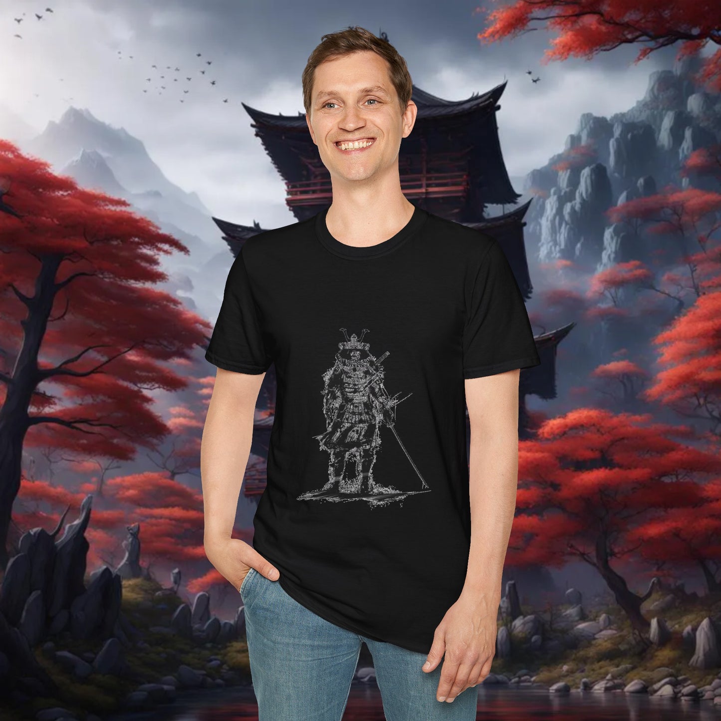 Samurai 1 - Unisex Softstyle T-Shirt