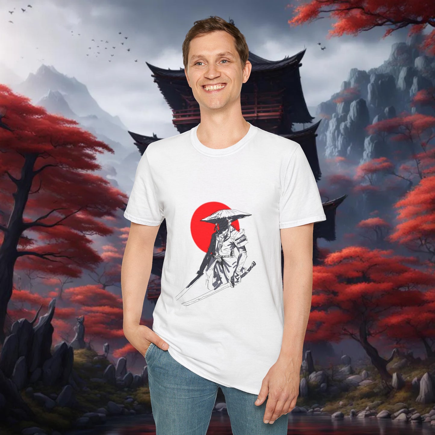 Jap Samurai - Unisex Softstyle T-Shirt