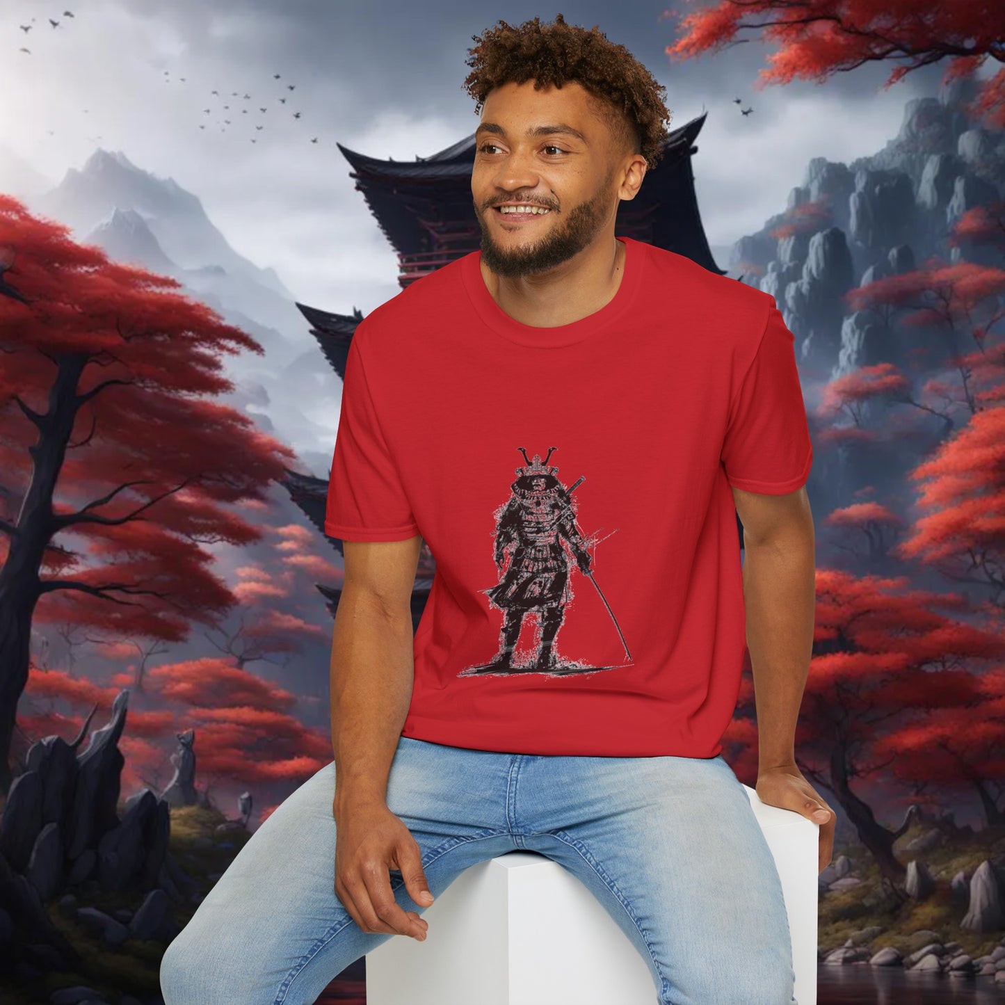 Samurai 1 - Unisex Softstyle T-Shirt