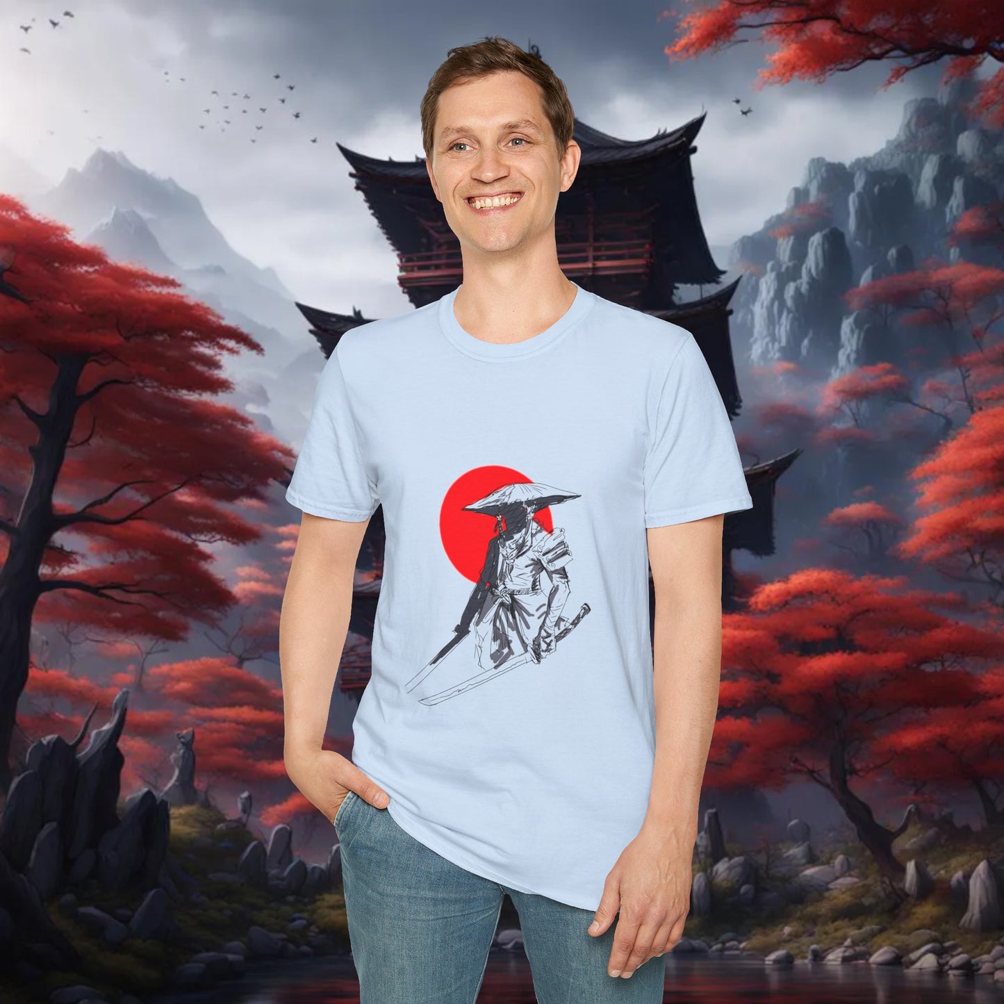 Jap Samurai - Unisex Softstyle T-Shirt