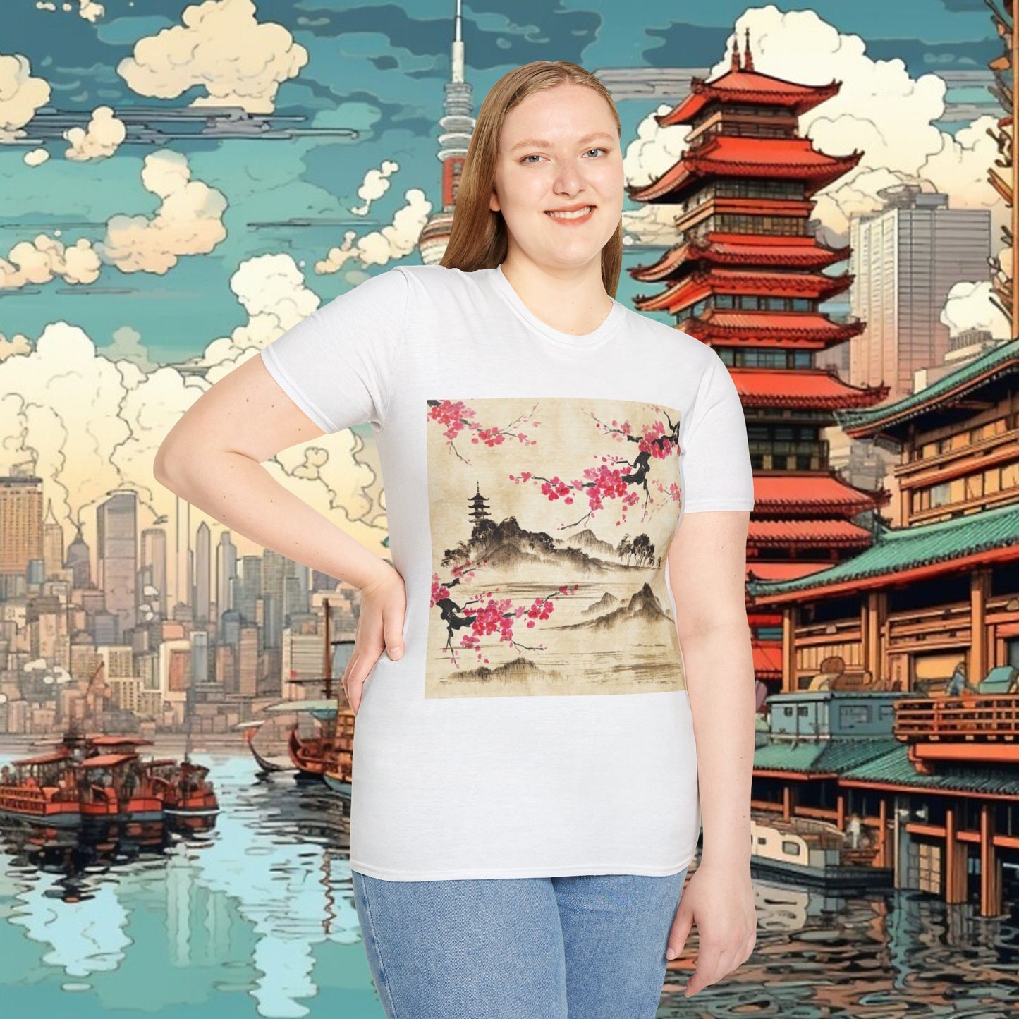 Sakura - Unisex Softstyle T-Shirt