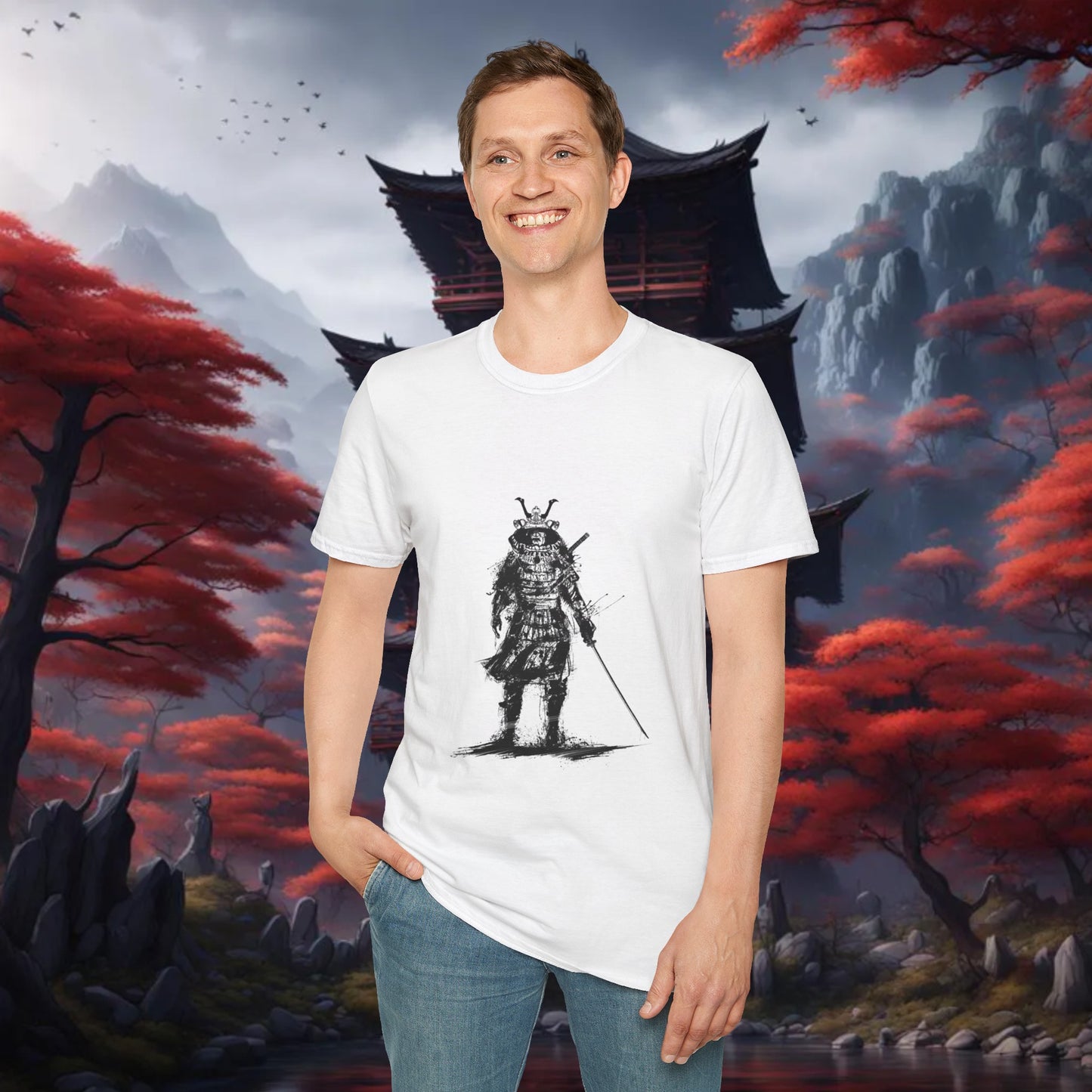 Samurai 1 - Unisex Softstyle T-Shirt