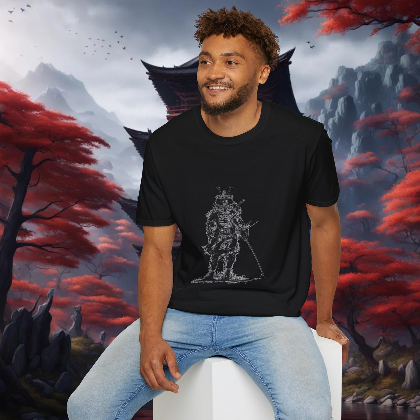 Samurai 1 - Unisex Softstyle T-Shirt