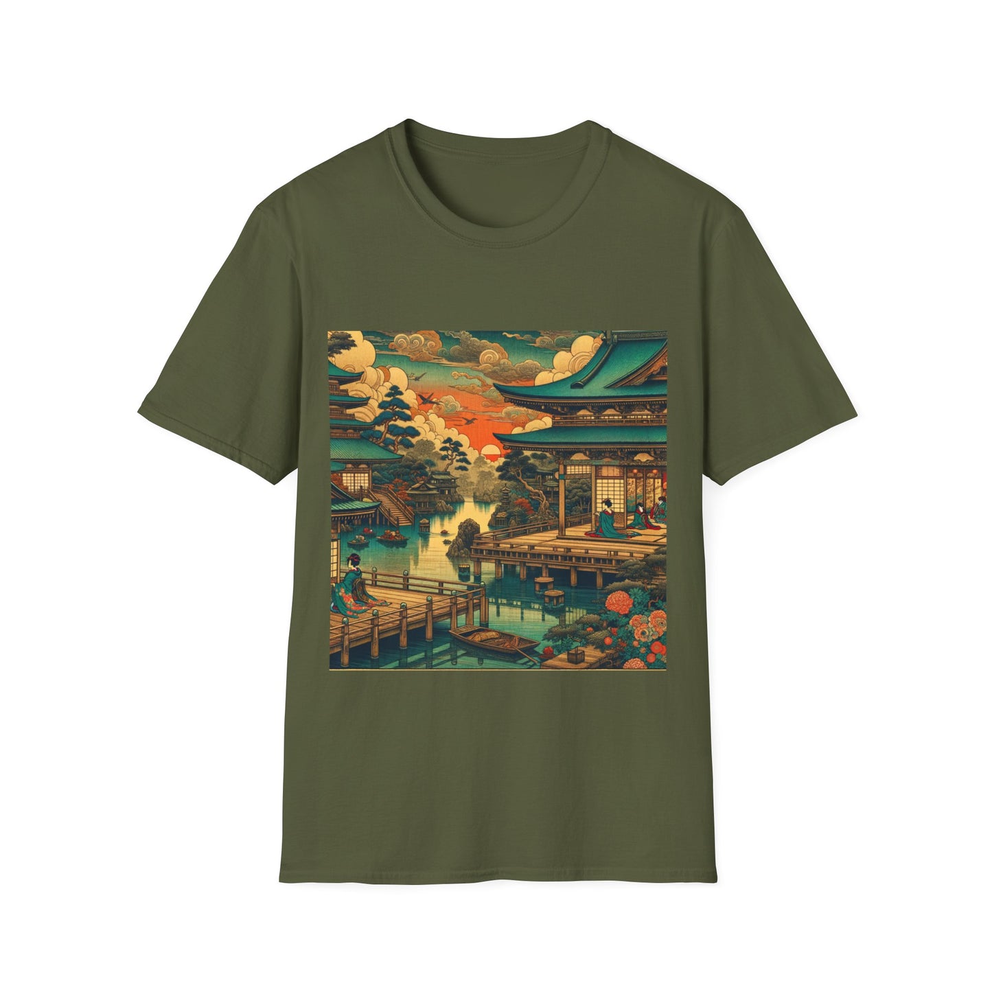 River - Unisex Softstyle T-Shirt