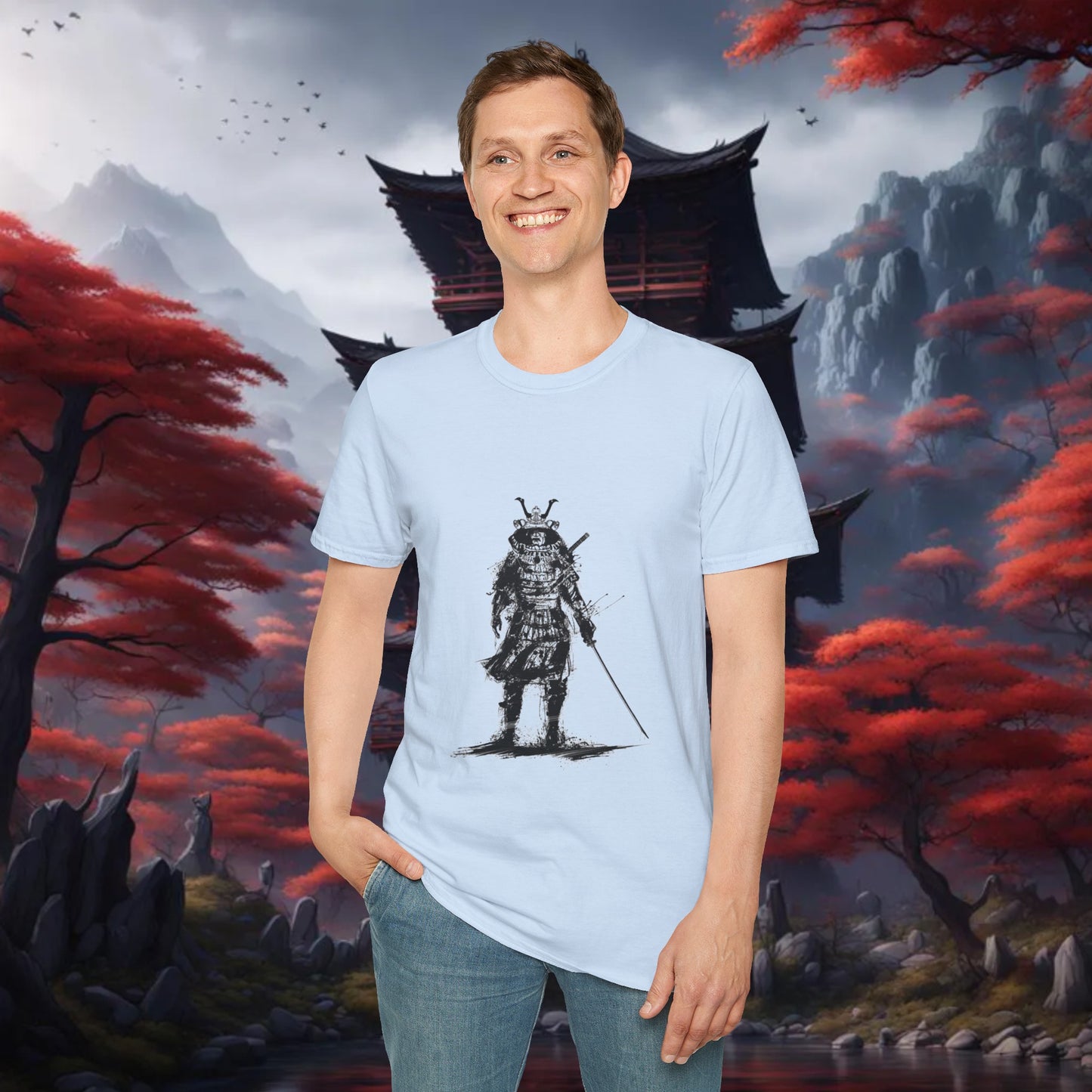 Samurai 1 - Unisex Softstyle T-Shirt