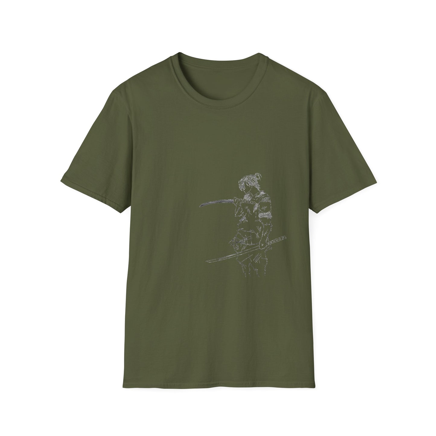 Lone Samurai - Unisex Softstyle T-Shirt